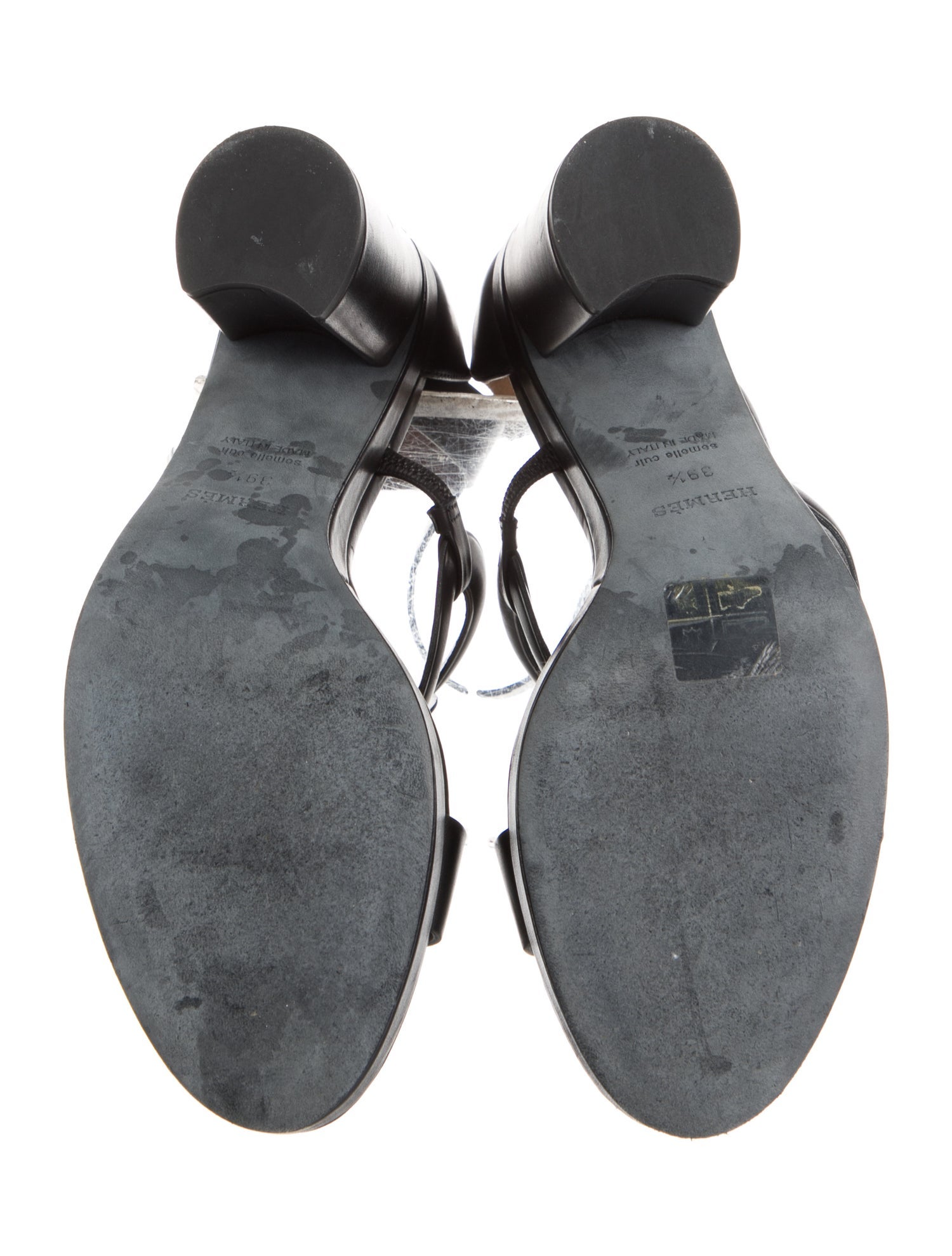 Hermès Chaîne d'Ancre Insignia Leather Sandals